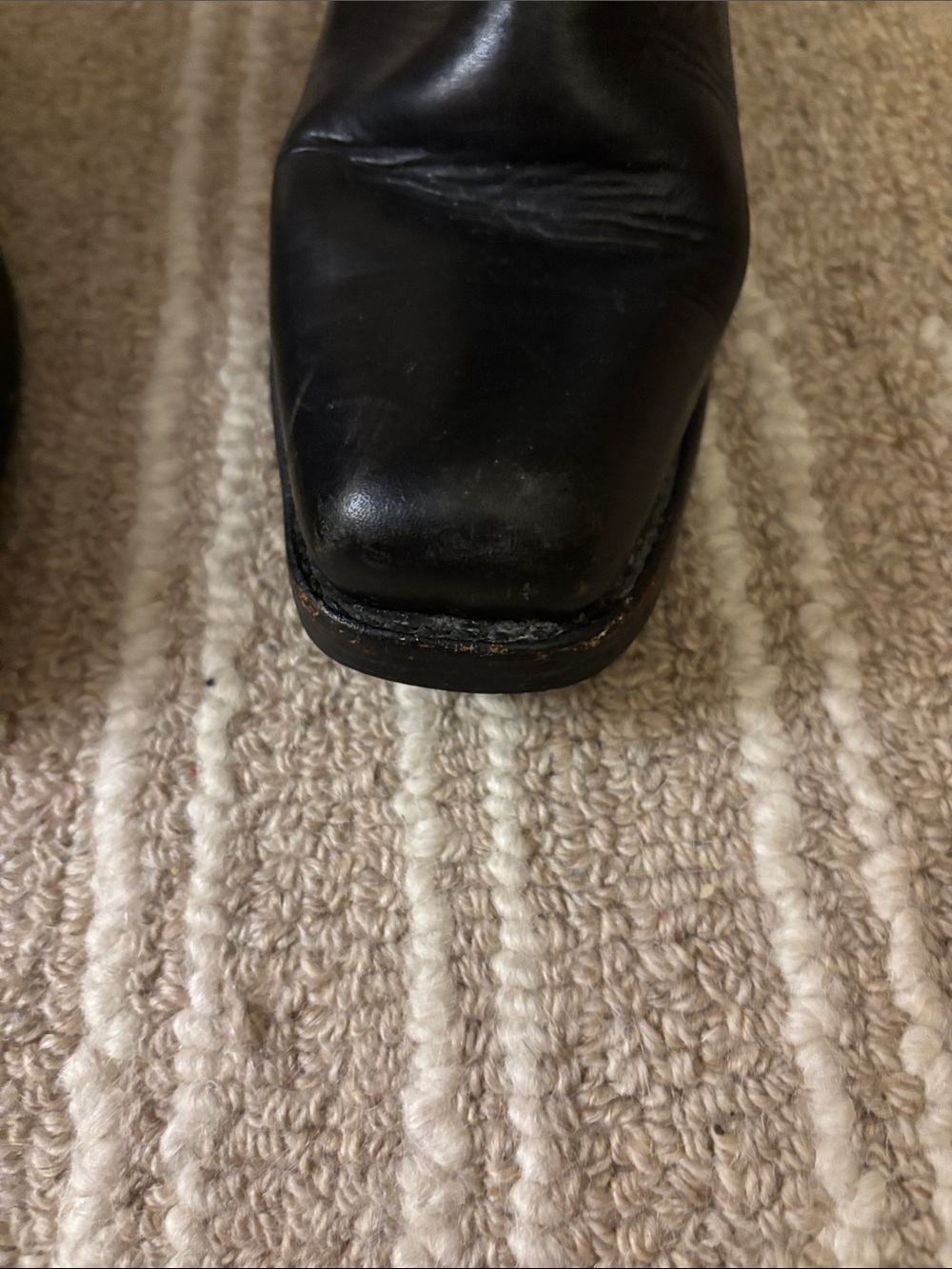 Frye Black Leather Harness Boots - Picture 6 of 6